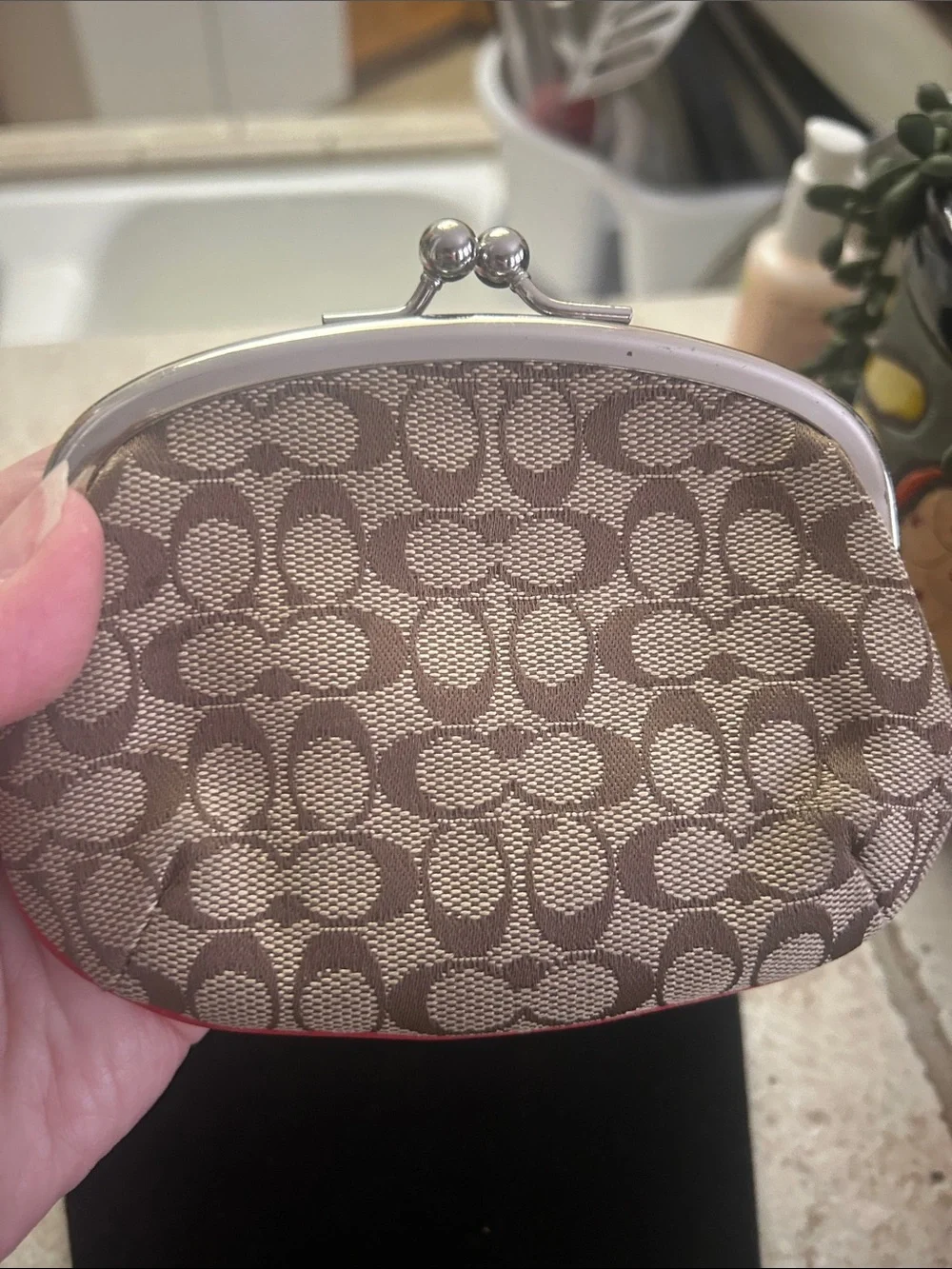 Coach coin pouch